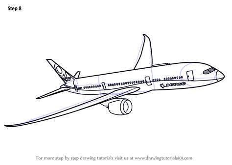 how to draw a boeing 787|How to Draw a Boeing 787 .
